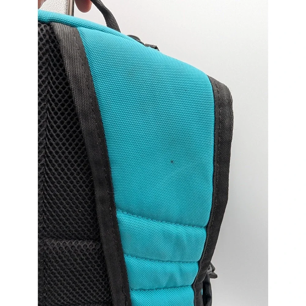 Adidas Backpack Teal Black Colorblock Sport School Bag Ripstop Base Mens Womens